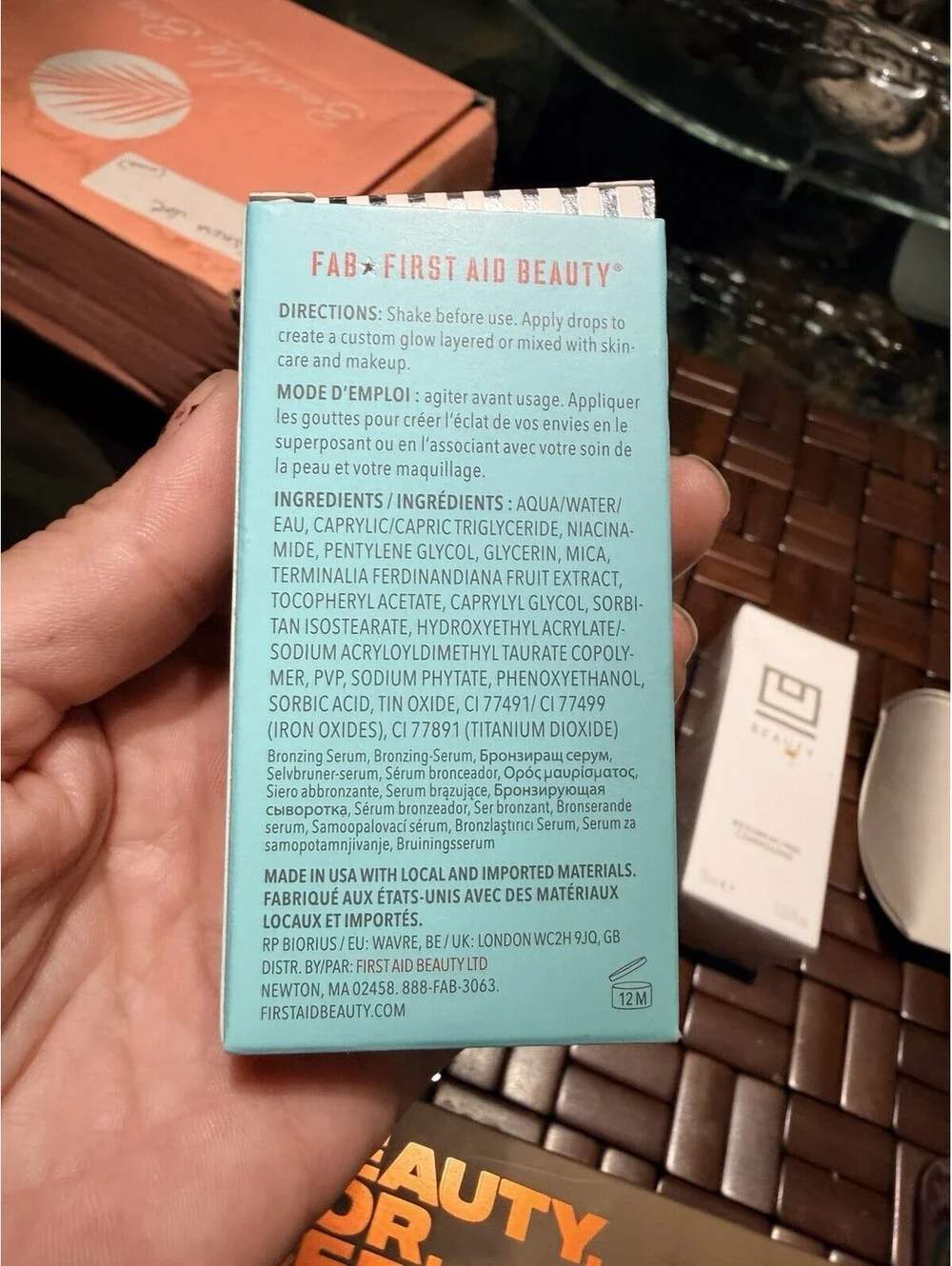 First Aid Beauty Bronze Glow Drops Niacinamide Sensitive Skin 30mL